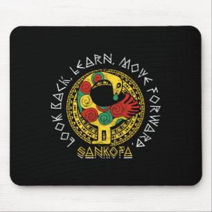 Sankofa Black History Month Adinkra Ghana Mouse Pad