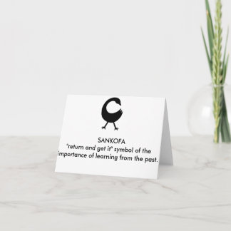 SANKOFA CARD