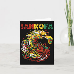 Sankofa Juneteenth Ghana Sankofa Symbol Adinkra  Card