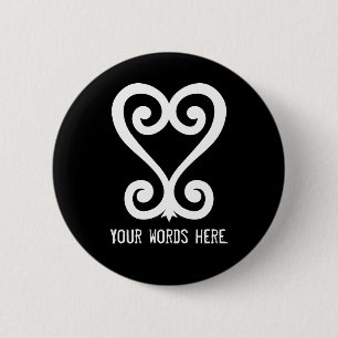 Sankofa Return and get it - Adinkra Symbol 2 Inch Round Button