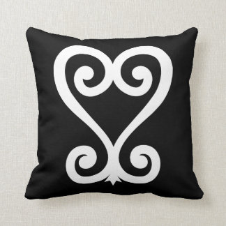 Sankofa | Return and get it - Adinkra Symbol Throw Pillow