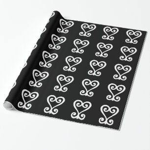 Sankofa   Return and get it - Adinkra Symbol Wrapping Paper