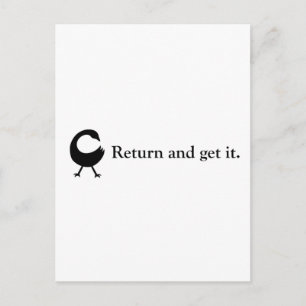 Sankofa "Return and get it." Postcard