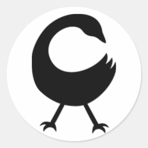 Sankofa Round Sticker