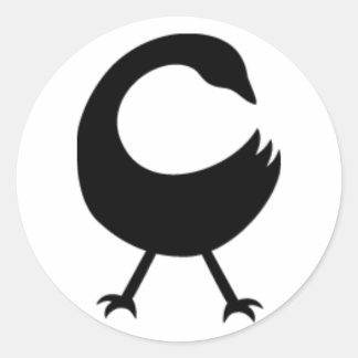 Sankofa Round Sticker