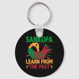 Sankofa Symbol And Adinkra Ghana For Black History Keychain