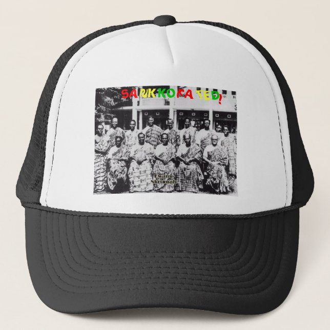 Sankofated Fishnet Baseball cap (Front)