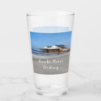 Sankt Peter Ording House on stilts photo with text
