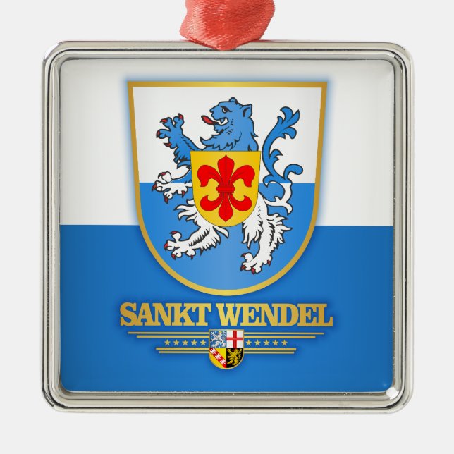 Sankt Wendel Kreis COA Shirts Metal Ornament (Front)