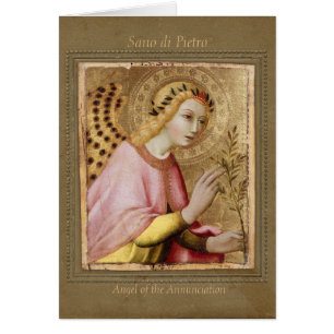 Sano di Pietro Annunciation angel CC0745 Sienese