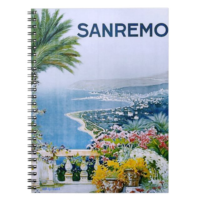 Sanremo, Italy Notebook (Front)