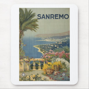 Sanremo poster 1920 mouse pad