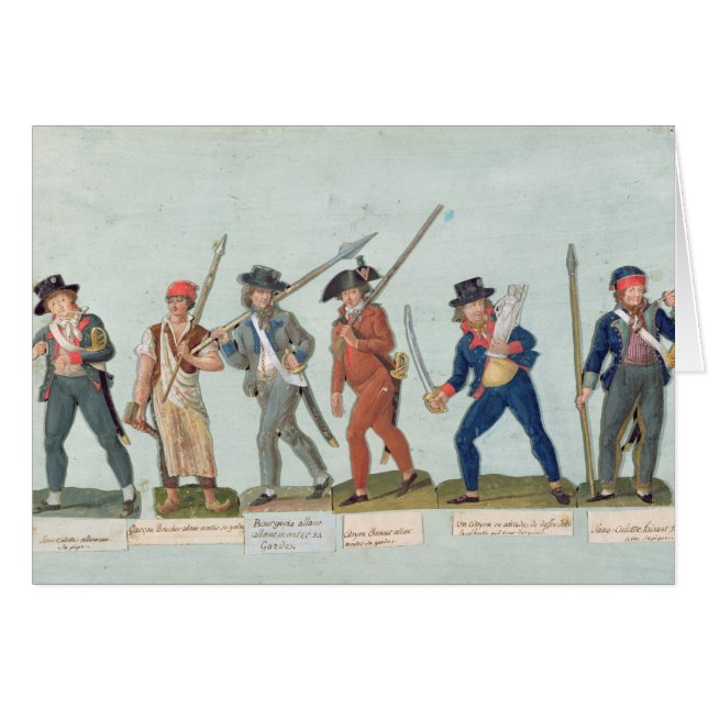 Sans Culotte Lighting his Pipe (Front Horizontal)