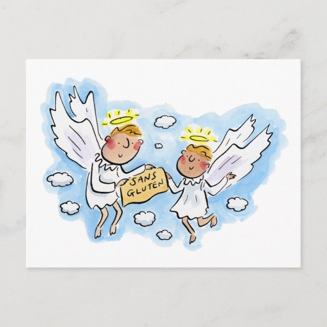 Sans gluten postcard (Front)
