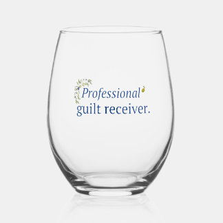 Sans Pied Verre à vin pour récepteur de culpabilité professi