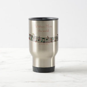 Sans tasse de voyage de musique