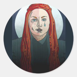 Sansa Stark Game of Thrones Classic Round Sticker
