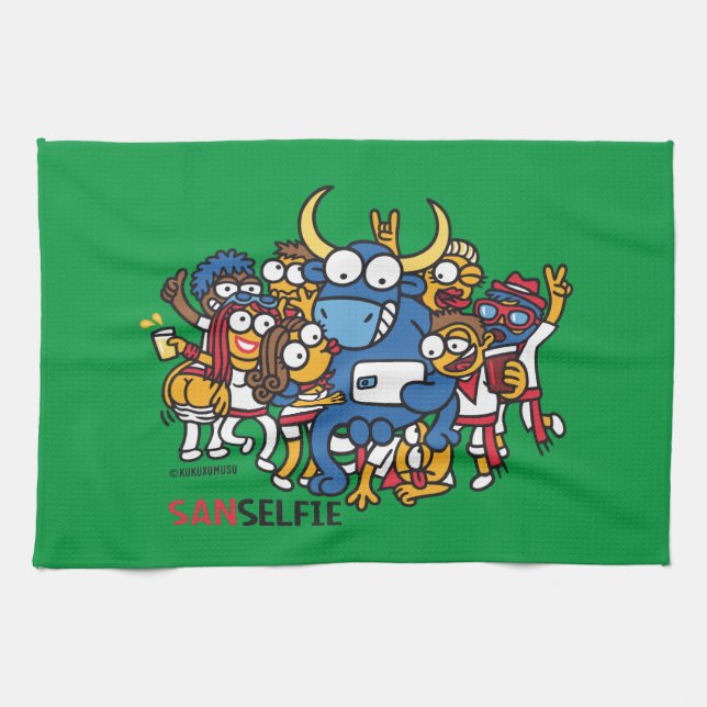 Sanselfie Kitchen Towel (Horizontal)