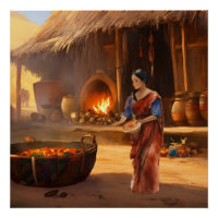"Sanskrit Splendour: Indian Artistry"