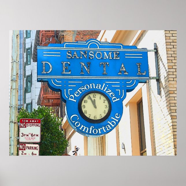 Sansome Dental Poster (Front)