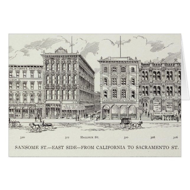 Sansome East side California et Sacramento (Devant horizontal)