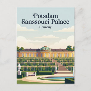 Sanssouci Palace, Sanssouci Park Germany Postcard
