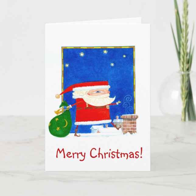 Sant Claus Christmas Card (Front)