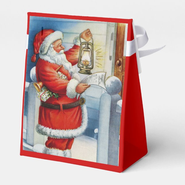 Santa 001 favor box (Back Side)