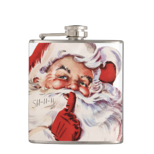 Santa 002 hip flask