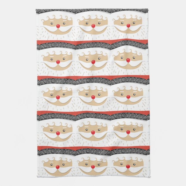 Santa 026 kitchen towel (Vertical)