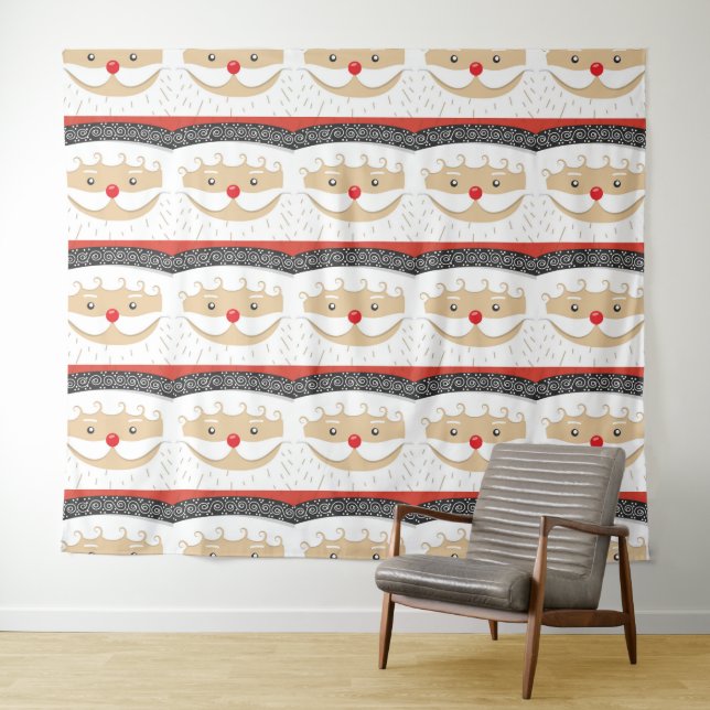 Santa 026 tapestry (In Situ (Horizontal))