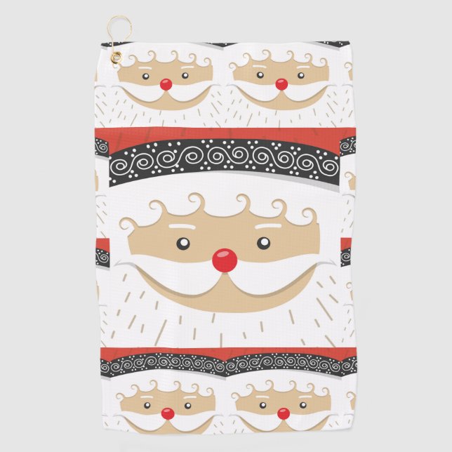 Santa 027 golf towel (Front)