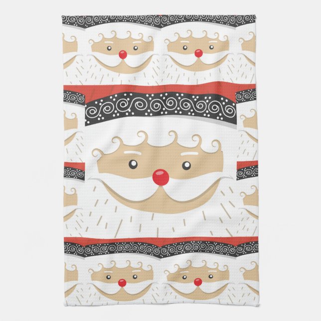 Santa 027 kitchen towel (Vertical)