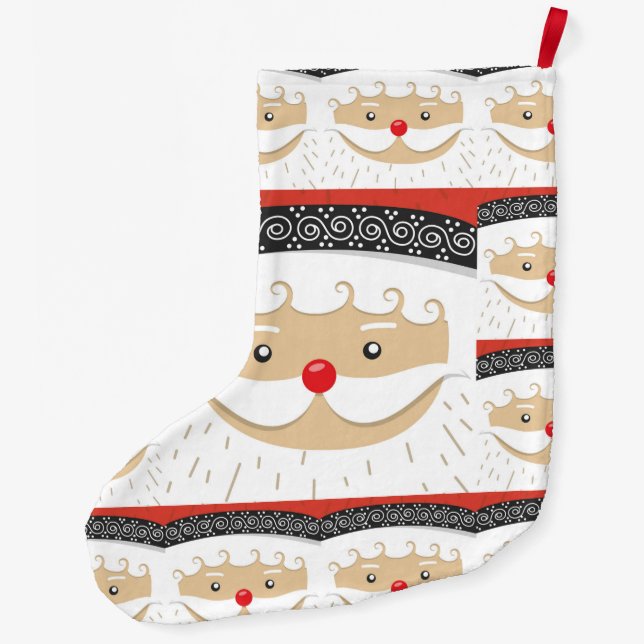 Santa 027 large christmas stocking (Back)