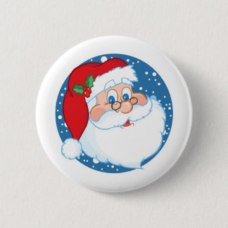 Santa 2 Inch Round Button