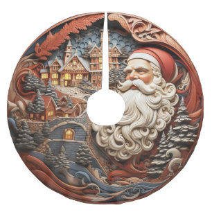 Santa 3D Tree Skirt