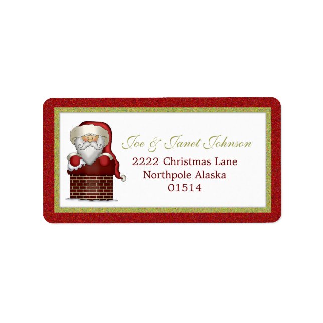 Santa Address Label (Front)