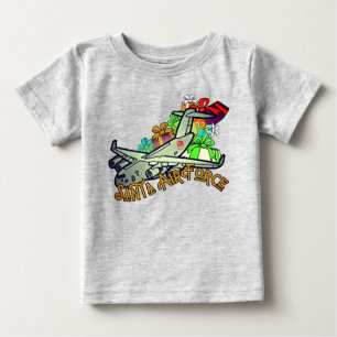 Santa, Air Force, Army Baby T-Shirt