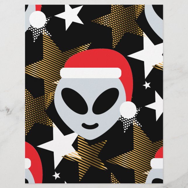 santa alien emoji (Front)