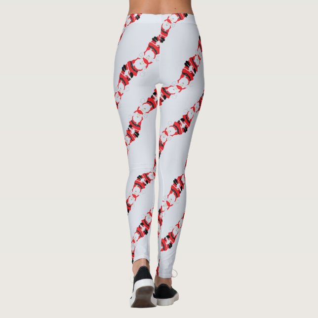 Santa all Over Leggings (Back)