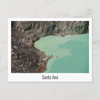 Santa Ana volcano in El Salvador Postcard