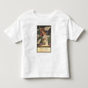 Santa and Angel with Lantern Toddler T-shirt