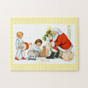 Santa and children jigsaw puzzle
