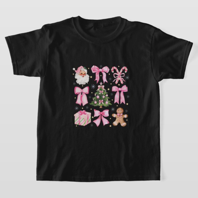 "Santa and Dinosaurs Magic" T-Shirt (Laydown)
