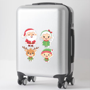Santa and Friends Sticker Pack   Cute Santa, Mrs. 