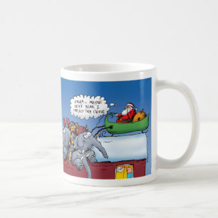 Santa and his Elephants Mug