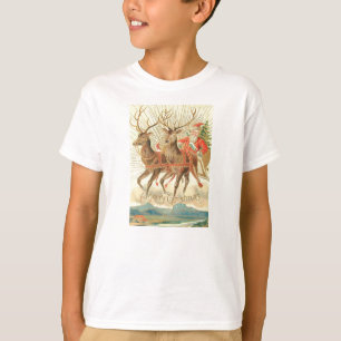 Santa and his Reindeer Take the Town T-Shirt