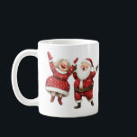 Santa and Mrs Claus Script Name Merry Christmas Coffee Mug<br><div class="desc">Santa and Mrs Claus Script Name Merry Christmas. Festive fun for a holiday gift,  with this happy festive design. Merry Christmas is in a set stylish script and personalise your recipient’s name.</div>