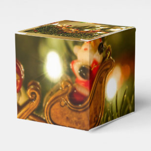 Santa And Reindeer Favor Box