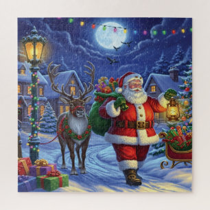 Santa and Reindeer Puzzle